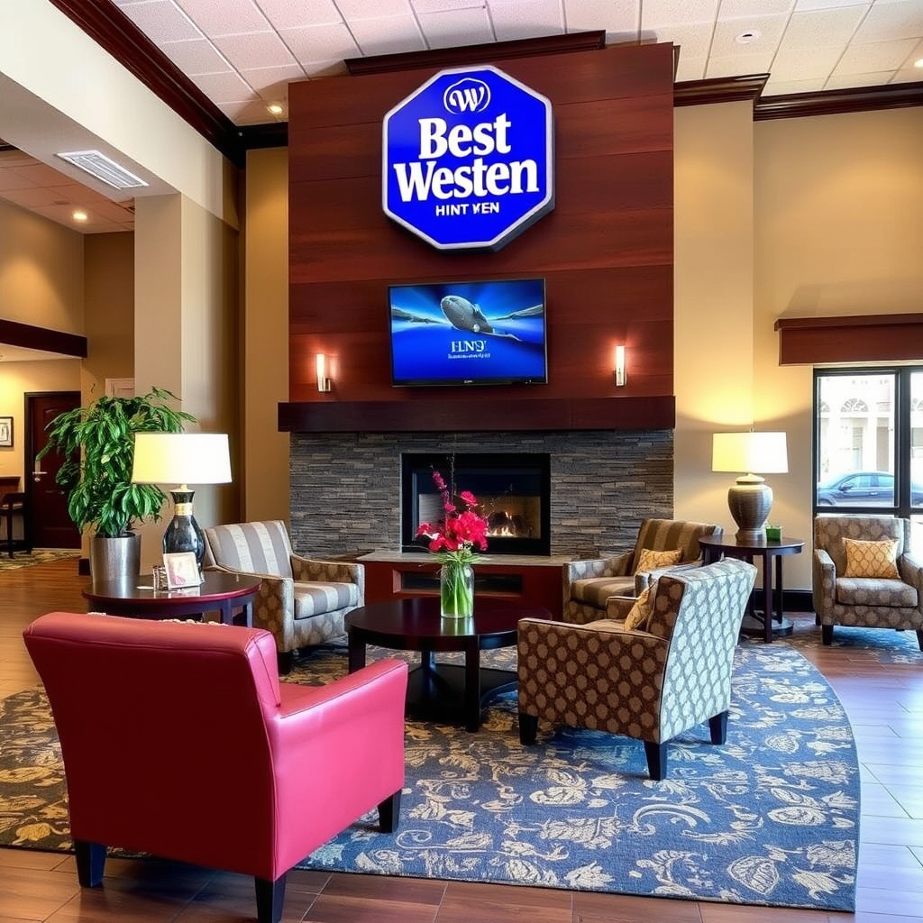 Best western inn in Smithfield The main lobby March 7, 2021