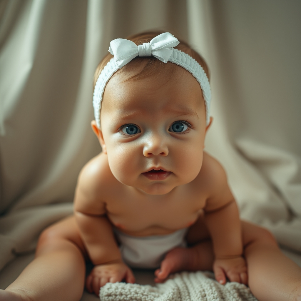 Girl in diaper facesitting pov