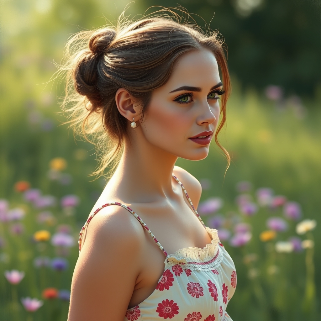 natalie portman in a sundress