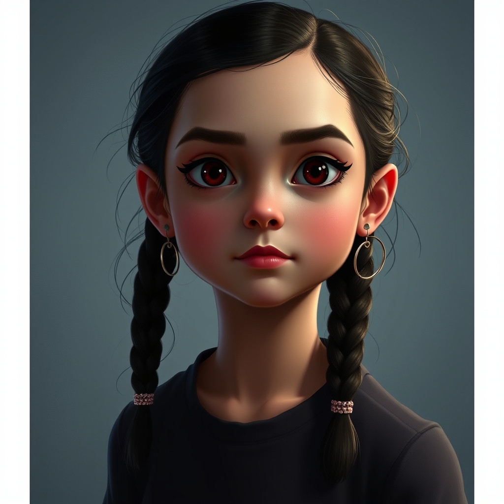 adult jenna ortega as Wednesday