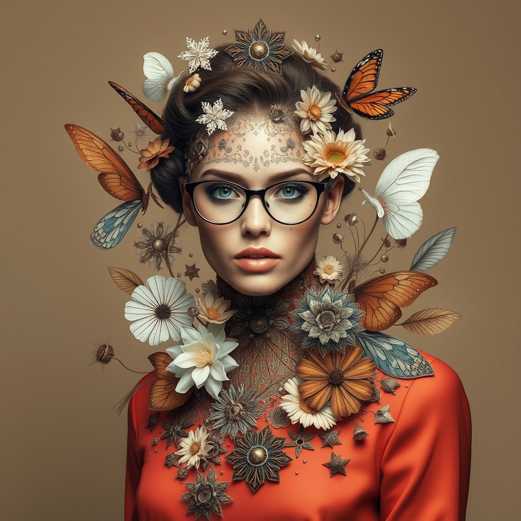 fashion. composition. intricate. many elements