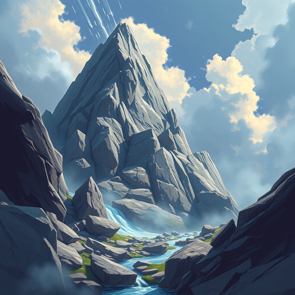 A rock