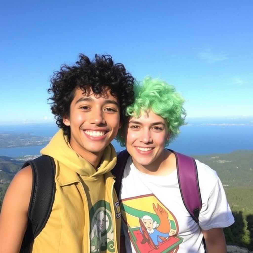 Fernanfloo with curly