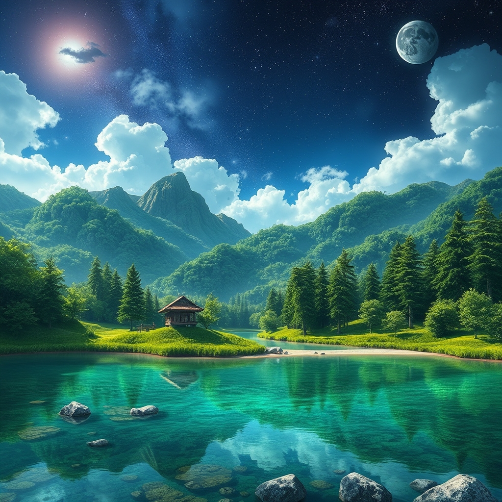 My dream vacation would be to a land where
nothing but green