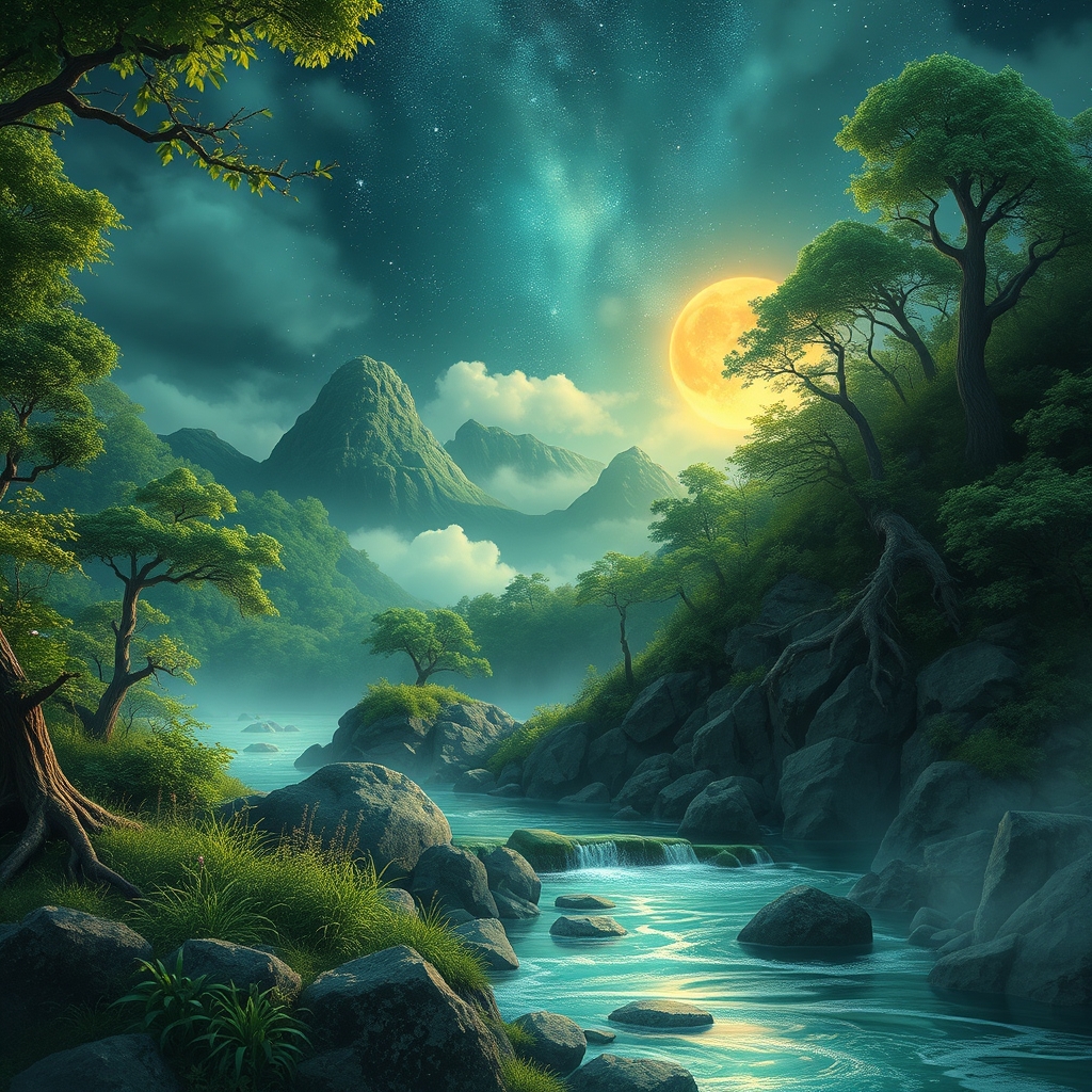 My dream vacation would be to a land where
nothing but green