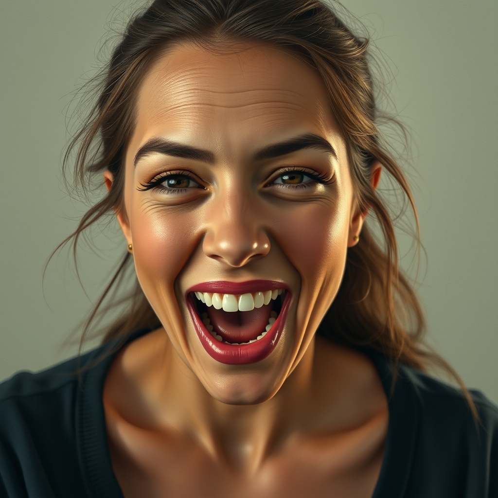 A women about to give oral