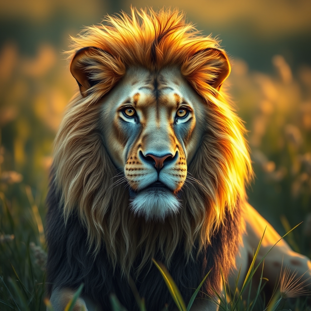 A lion